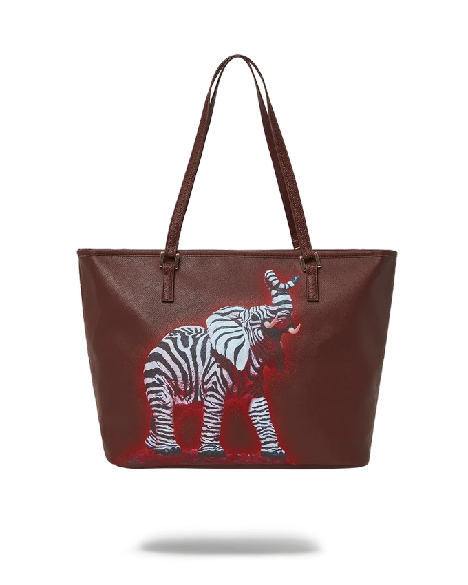 ZEBRA ELEPHANT RON ENGLISH COLLAB Tragetaschen